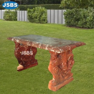 Red Marble Bench, JS-T046